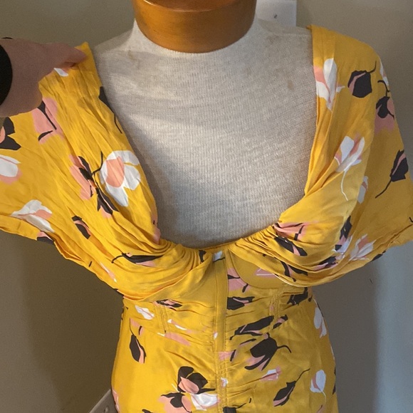 Self-Portrait Yellow Floral Maxi Dress - Picture 4 of 9